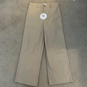 Beige High Waisted pants